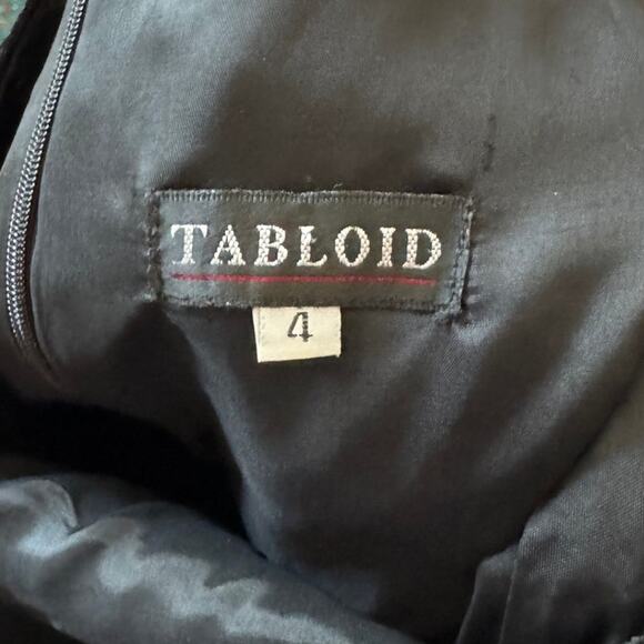 Vintage Tabloid 90s Black Burnout Velvet Floral Mini Dress Whimsygoth Y2K Retro - Picture 2 of 8